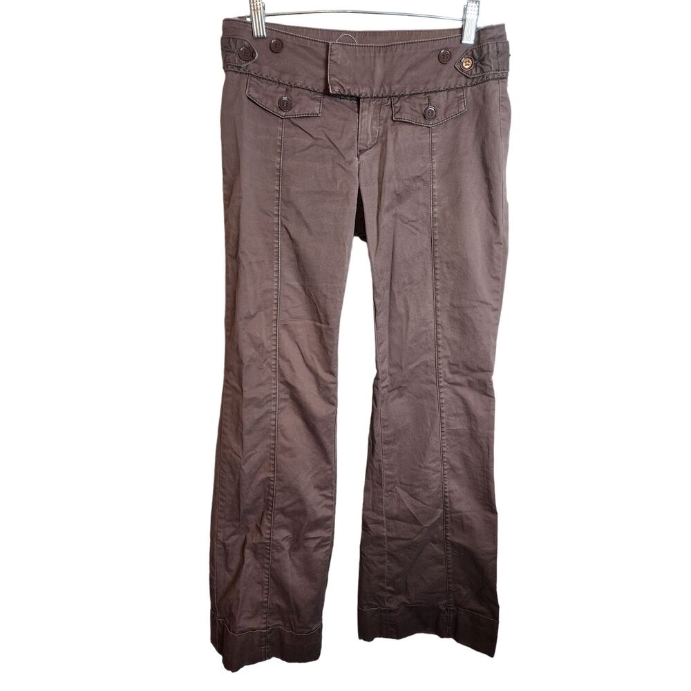 Urban Outfitters Brown Chino Pants with Front Seam, Size 6